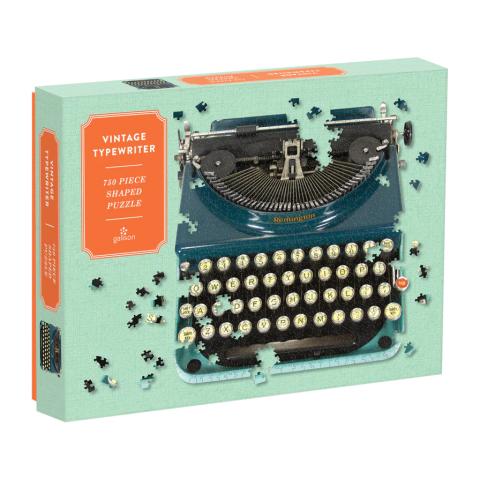 Vintage Typewriter Shaped Puzzle 750 pcs