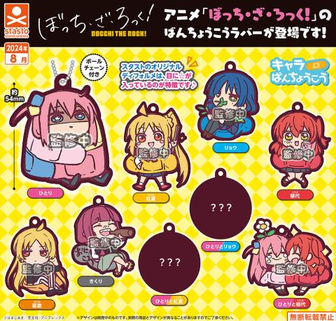 Bocchi the Rock! Chara Bandage Rubber Mascot (Gacha)