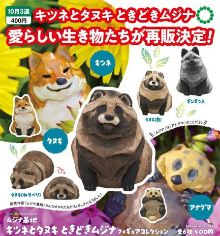 Fox & Raccoon Dog Figure Collection (Gacha) Fox & Raccoon Dog Figure Collection (Gacha)