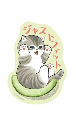 Smartphone Sticker - Kitten On Melon Slice Smartphone Sticker - Kitten On Melon Slice