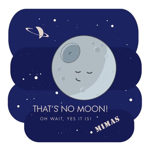 Singel Sticker - Mimas Singel Sticker - Mimas