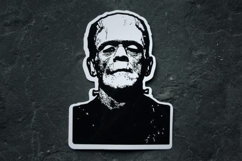 Single Vinyl Sticker - Frankensteins Monster Single Vinyl Sticker - Frankensteins Monster