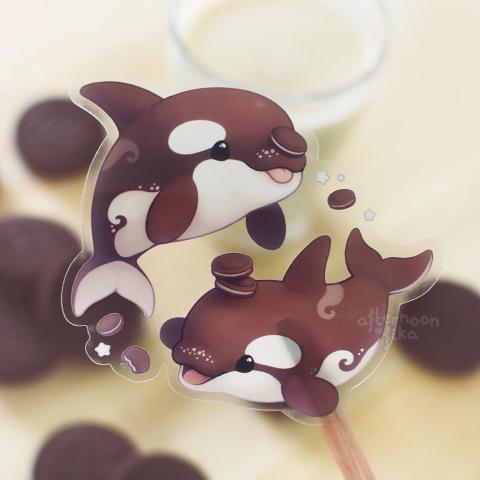 Oreorcas Clear Sticker Oreorcas Clear Sticker