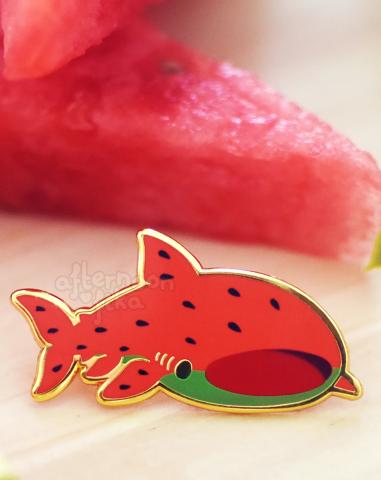 Watermelon Whale Shark Pin Watermelon Whale Shark Pin