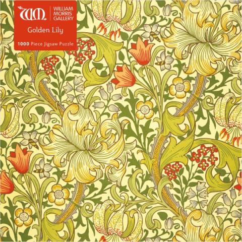 Golden Lily by William Morris Jigsaw Puzzle 1000 pcs (Pussel)