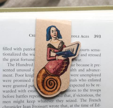 Medieval Snail Lady Magnetic Bookmark Medieval Snail Lady Magnetic Bookmark