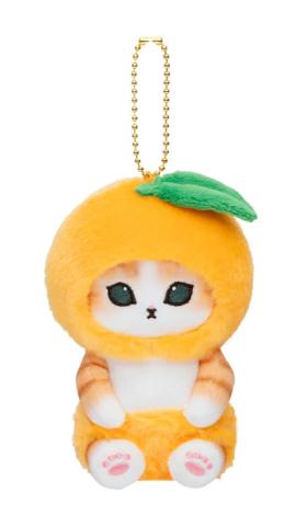 Plush Keychain: Orange Kitten Mascot