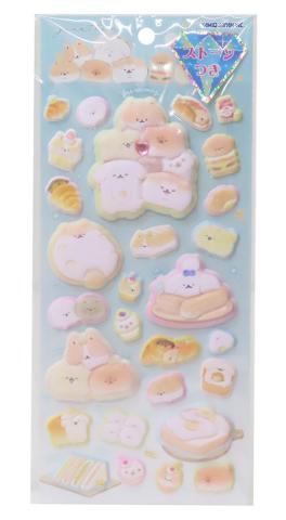 Puffy Stickers: Puffy Fluffy Bread Dogs