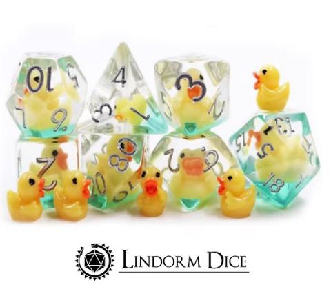 Ducky set of 7 dice Ducky set of 7 dice