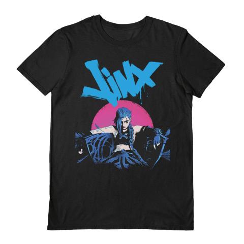 Arcane - Jinx in Chair T-shirt (Large) Arcane - Jinx in Chair T-shirt (Large)
