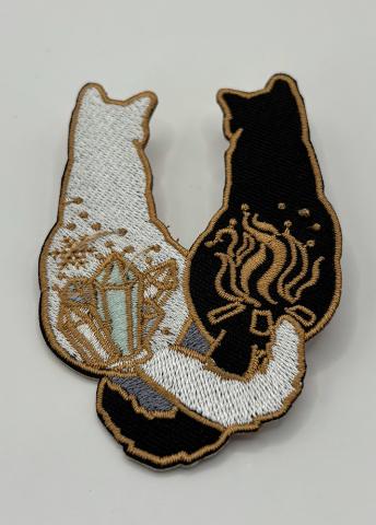 Black & White Cat Patch Black & White Cat Patch