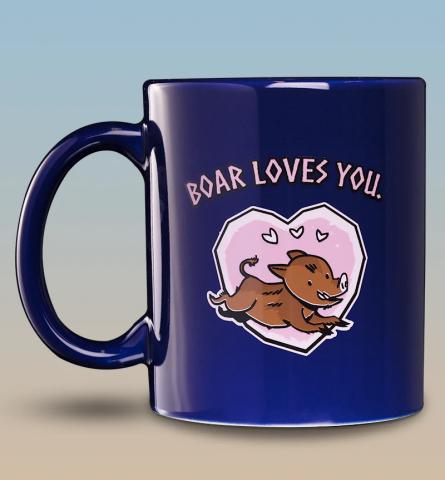 Boar Loves You Coffee Mug 300 ml