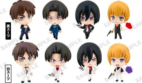 Attack On Titan Shirokuro PVC Mini Figures Vol.1 (Blind Pack)