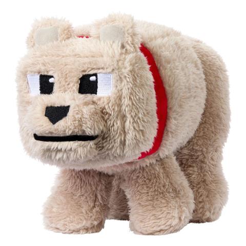 Minecraft Movie: Dennis the Wolf Plush Figure 20 cm