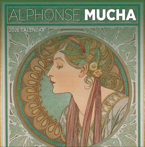 Alphonse Mucha 2026 Wall Calendar Alphonse Mucha 2026 Wall Calendar