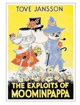 Moomin Postcard - The Exploits of Moominpappa