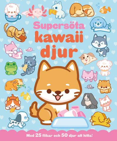 Supersöta kawaiidjur : med 25 flikar och 50 djur att hitta Supersöta kawaiidjur : med 25 flikar och 50 djur att hitta