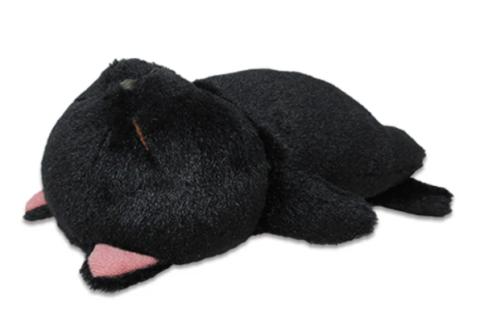 Sleeping Plush Kitten Black 16 cm - Kurobo
