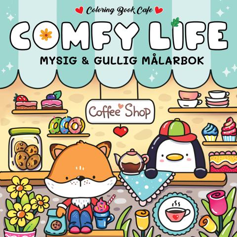 Comfy Life: Mysig och gullig Cozy Coloring målarbok från Coloring Book Cafe Comfy Life: Mysig och gullig Cozy Coloring målarbok från Coloring Book Cafe