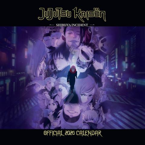 Jujutsu Kaisen Official 2026 Wall Calendar