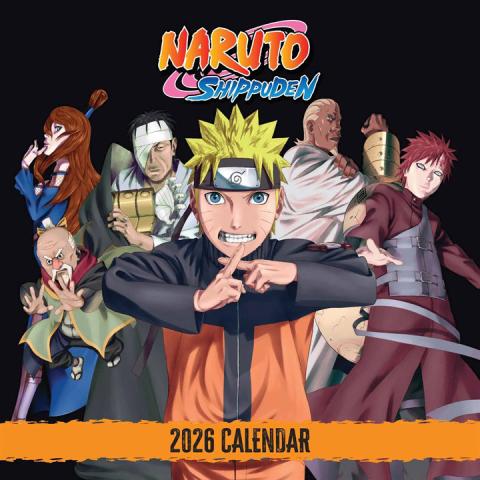 Naruto Shippuden 2026 Official Wall Calendar Naruto Shippuden 2026 Official Wall Calendar