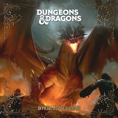 Dungeons & Dragons 2026 Wall Calendar