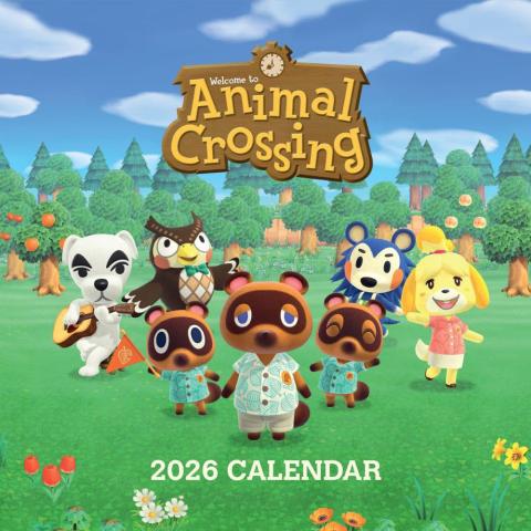 Animal Crossing 2026 Wall Calendar Animal Crossing 2026 Wall Calendar
