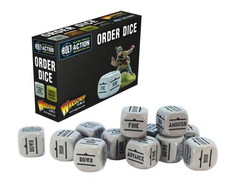 Bolt Action: Orders Dice pack (Grey)