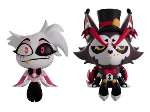 Angel Dust & Husk Monitor Buddiez Vinyl Figures