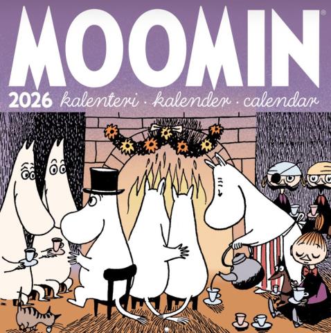 Moomin Wall Calendar 2026 (20x20cm)