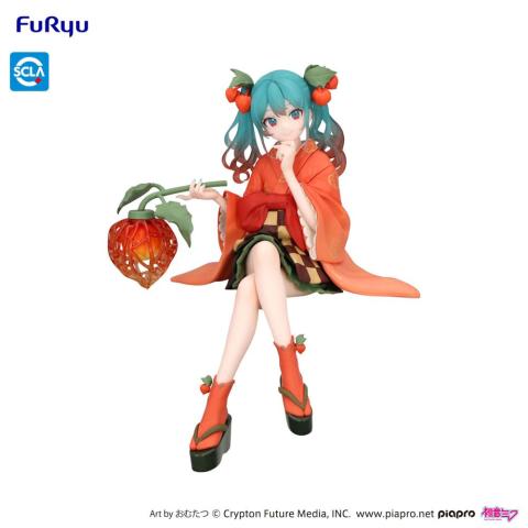 Hatsune Miku Noodle Stopper Winter Cherry PVC Statue 15 cm (Flower Fairy)