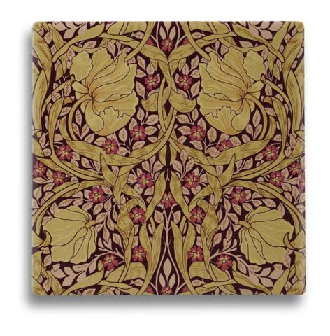 William Morris Ceramic Coaster - Pimpernel