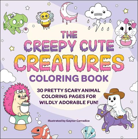 The Creepy Cute Creatures Coloring Book