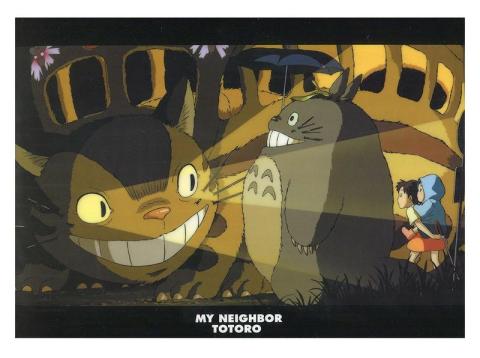Totoro Clear Folder A4 - Catbus Arriving