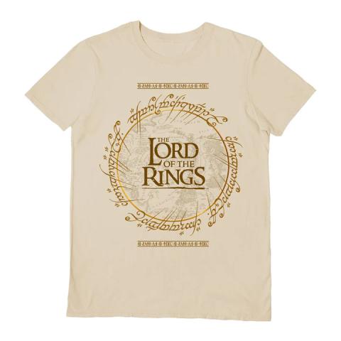 Map & One Ring Logo T-shirt (X-Large)
