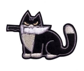 Murder Cat Tuxedo Patch