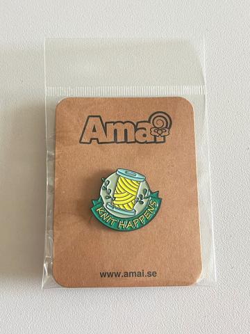 Knit Happens Green Pin Knit Happens Green Pin