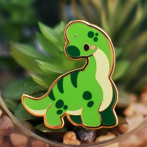 Bruce the Brachiosaurus Pin