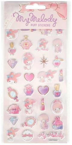 My Melody Puffy Stickers My Melody Puffy Stickers