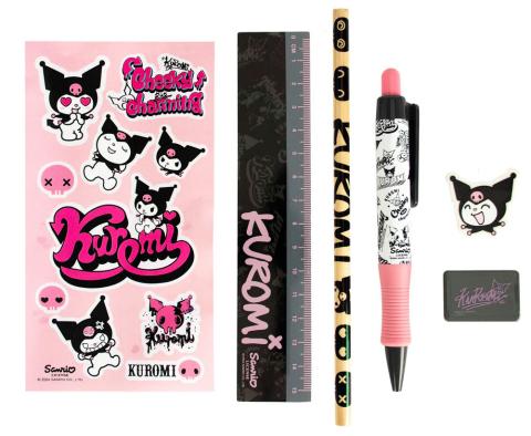 Kuromi Stationery Set