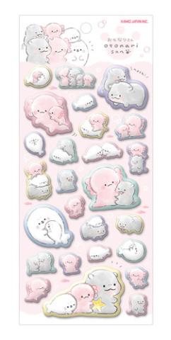 Otonari San Puffy Sticker: Kobitokaba & Uparupa