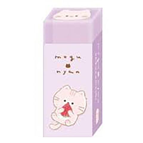 Eraser: Tabby Cat & Strawberry