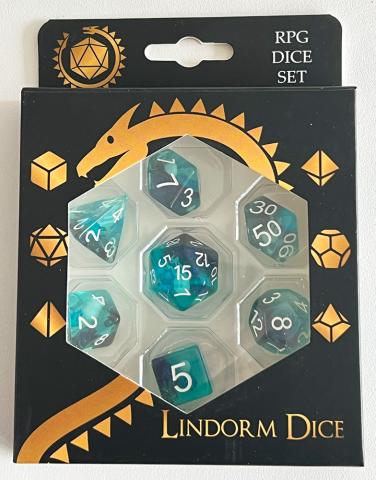 Jelly Fish set of 7 dice