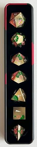 Lotus Metal Dice Set (Gold)