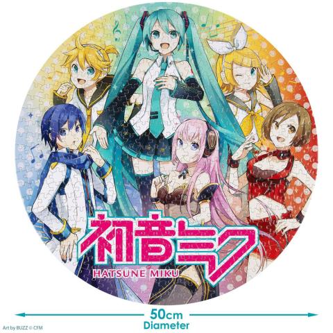Hatsune Miku Jigsaw Puzzle Round 500 pcs (Pussel)