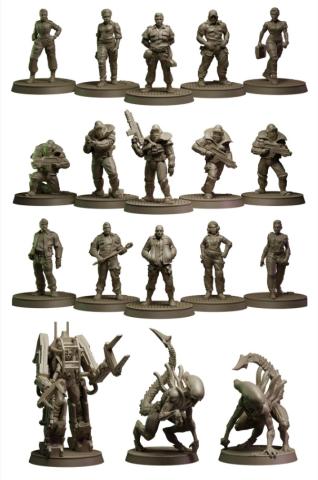 Alien RPG: Miniature Set Rapture Protocol