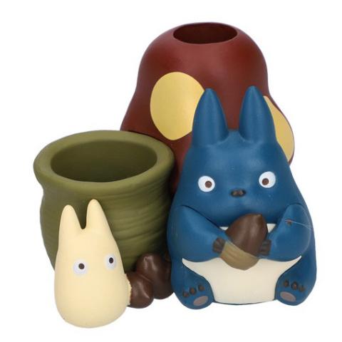 My Neighbour Totoro - Middle & Little Totoro Pen Holder Figurine