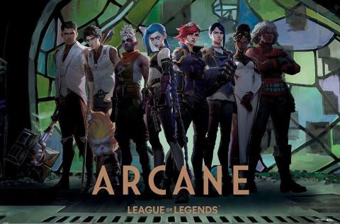 #X2 Arcane Zaun Arcade Maxi Poster