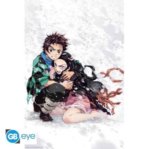 (E6) Poster Maxi Tanjiro & Nezuko Snow