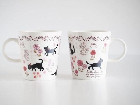 Cat Mug Roses 250 ml Cat Mug Roses 250 ml